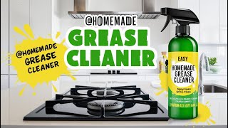 Easy Homemade Grease Cleaner [upl. by Pattin]