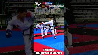 Fighting of ITF TaekwonDo Sparring [upl. by Arded]