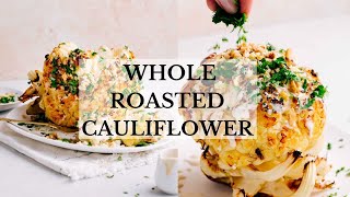 Whole Roasted Cauliflower Foolproof Ottolenghi Method [upl. by Kryska739]