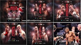 DILLIAN WHYTE vs DERECK CHISORA 2 REMATCH  FULL FIGHT CARD DETAILS [upl. by Eniamerej]