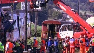 Signaljumping likely cause of Swiss train crash [upl. by Amandie]