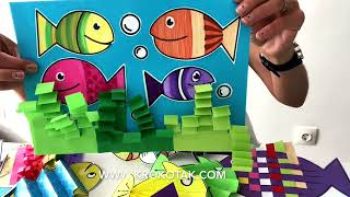 12 FISH PAPER CRAFT IDEAS [upl. by Znarf]