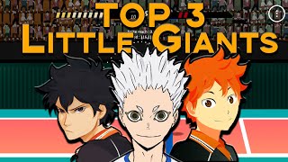 The Spike Volleyball 3x3 TOP 3 Little Giants Kōrai Hoshiumi Hinata Shōyō Udai Tenma Haikyuu [upl. by Haem]