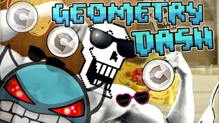 EPIC Papyrus Fight Bonetrousle  Geometry Dash Demon [upl. by Fritzie]