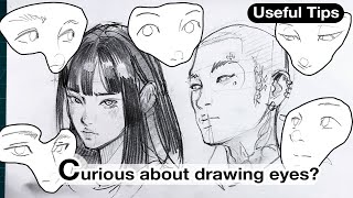 Eye Drawing Tips  Free Talk amp Sketch [upl. by Ilise]