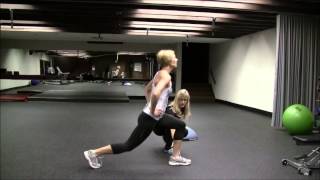 Step Back Lunge  Exercise Demonstration [upl. by Wilkinson279]