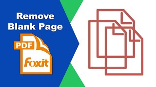 How to delete a blank page from a pdf file in Foxit PDF Editor [upl. by Katrinka549]