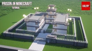 Prison in Minecraft  building tutorial [upl. by Beberg955]