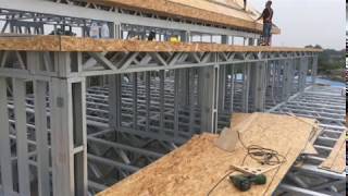 light steel frame house Factory  Supplier DWL [upl. by Alahs399]