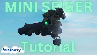 Mini Seiger Mech  Tutorial  Roblox Plane Crazy [upl. by Furiya]