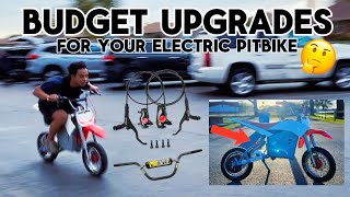 10 Budget Upgrades for your Electric Pit Bike [upl. by Trever]