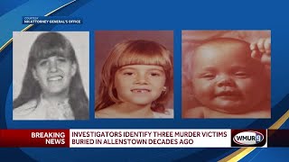 3 murder victims found in Allenstown identified in decadesold case [upl. by Akerehs]