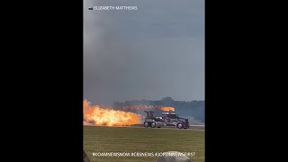 Shockwave Jet Truck crashes at Air Show driver killed [upl. by Molini]