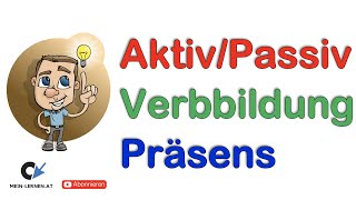 Aktiv und 2 Passivformen Verbbildung im Präsens [upl. by Asen]