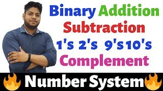 Binary Addition Subtraction Multiplication 1s 2s 9s 10s complementBinary Number System Conversion [upl. by Aisile]