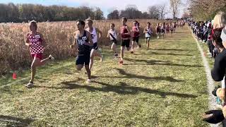 2025 IHSA 3A Cross Country Sectional New Trier Champions [upl. by Bertrando530]