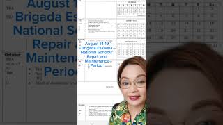 DepEd School Calendar and Activities for the School Year 20232024 [upl. by Anyalram]