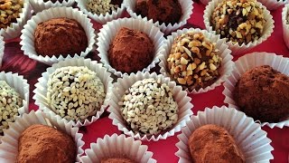 Recette Truffes au chocolat  Les Ptites Recettes [upl. by Veron343]