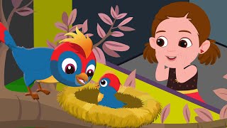 Chidiya Rani Chidiya Rani  चिड़िया रानी  Hindi Nursery Rhymes  Best Rhymes For Kids [upl. by Nothgierc]