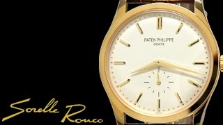 Patek Philippe Calatrava Gold Hand Winding [upl. by Alyhc]