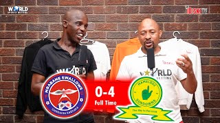 The Coach Has A Problem With Themba Zwane  Mbabane Swallows 04 Mamelodi Sundowns  Tso amp Junior [upl. by Airpac]