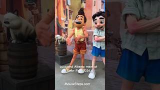 Luca and Alberto Meet and Greet at Pixar Fest 2024  Disneyland Resort [upl. by Eipper]