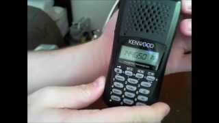 Kenwood THK20 Programming Frequencies into Memory [upl. by Ngo]