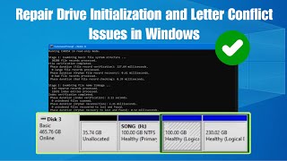 Disk Drive Not Detected Fix Corrupted Disk Partition amp Fix Drive Letter Conflict in Windows [upl. by Yelats]