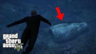 LA VERDAD del AVIÓN Hundido en el Fondo del Mar  GTA 5 Misterios [upl. by Yehc]