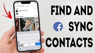 How To Find And Sync Contacts On Facebook  Full Guide [upl. by Ylrebmek840]