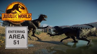 Building a SECRET HYBRID RESEARCH FACILITY  Jurassic World Evolution 2 [upl. by Eimme]