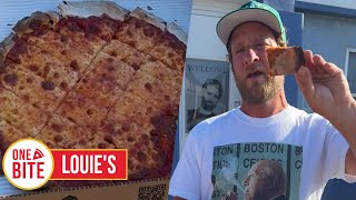 Barstool Pizza Review  Louies Dallas TX [upl. by Malsi]