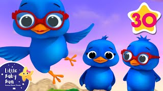 2 Little Dicky Birds  30 Minutes  Classic Nursery Rhymes  Animal for Kids  Cartoons for Toddlers [upl. by Marcelia]