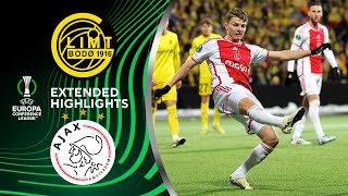 BodøGlimt vs Ajax Extended Highlights  UECL Playoffs 2nd Leg  CBS Sports Golazo [upl. by Gellman]