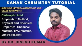 Carboxylic Acid  Part 3  12th  Preparation Methods Chemical amp Physical Properties  HVZ reaction [upl. by Janaye828]