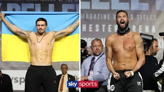 WEIGH IN Oleksandr Usyk vs Tony Bellew 🥊 [upl. by Leslee]