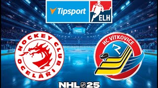 NHL 25  HC Oceláři Třinec vs HC Vítkovice Ridera  17 KOLO [upl. by Inaleon]