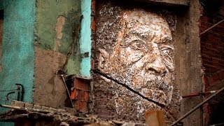 Vhils  Explosive Street Art [upl. by Ilocin]