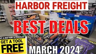 Harbor Freight Top Deals Super Coupons BOGO on Hercules and BAUER Tools [upl. by Onateyac]