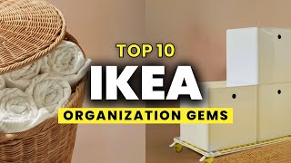 BEST IKEA ORGANIZATION FINDS Budget Storage Gems For Your Home [upl. by Atinyl]