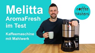 Melitta AromaFresh 102101 Filterkaffeemaschine mit Mahlwerk Testbericht [upl. by Euhc243]