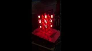 3D LED Cube Kit for Arduino from Radio Shack lvl 2 kit [upl. by Tnomel]