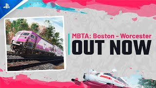 Train Sim World 5  MBTA Commuter Launch Trailer  PS5 amp PS4 Games [upl. by Augusta]