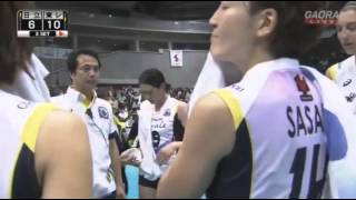 Set 3 Toray vs Hitachi V league 2015 2016 [upl. by Eardnoed231]