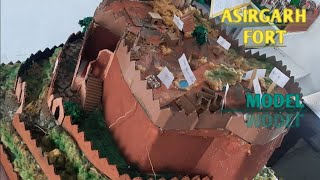 Asirgarh fort model असीरगढ़ का किला [upl. by Ahsimot]