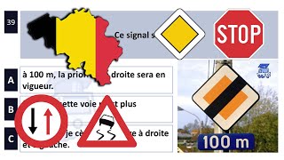 2024 permis de conduire théorique belgique ✅ 50 Questions  code de la route 2023 belgique test 7 [upl. by Soisanahta]