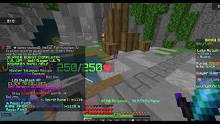 Getting Wolf Slayer 7 In HYPIXEL SKYBLOCK [upl. by Namolos]