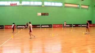 Netball Drills Running Box Drill [upl. by Juster]