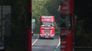 SCANIA S580 V8 Super  Lubbers road Transport truckspotting [upl. by Lerim]