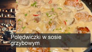 Polędwiczki w sosie grzybowym [upl. by Juback]